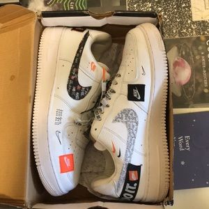 Nike Air Force one just do it limited edition!